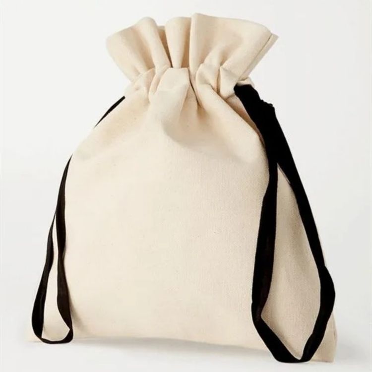 Canvas Cotton Drawstring Shoe Dust Bag